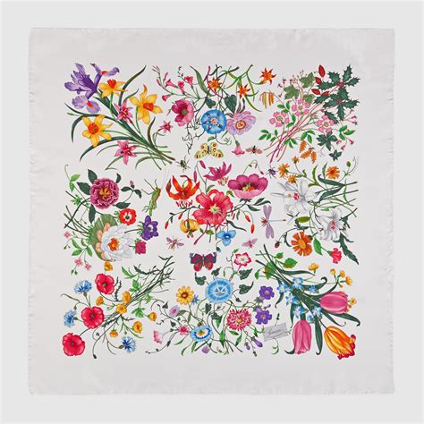 gucci flora scarf